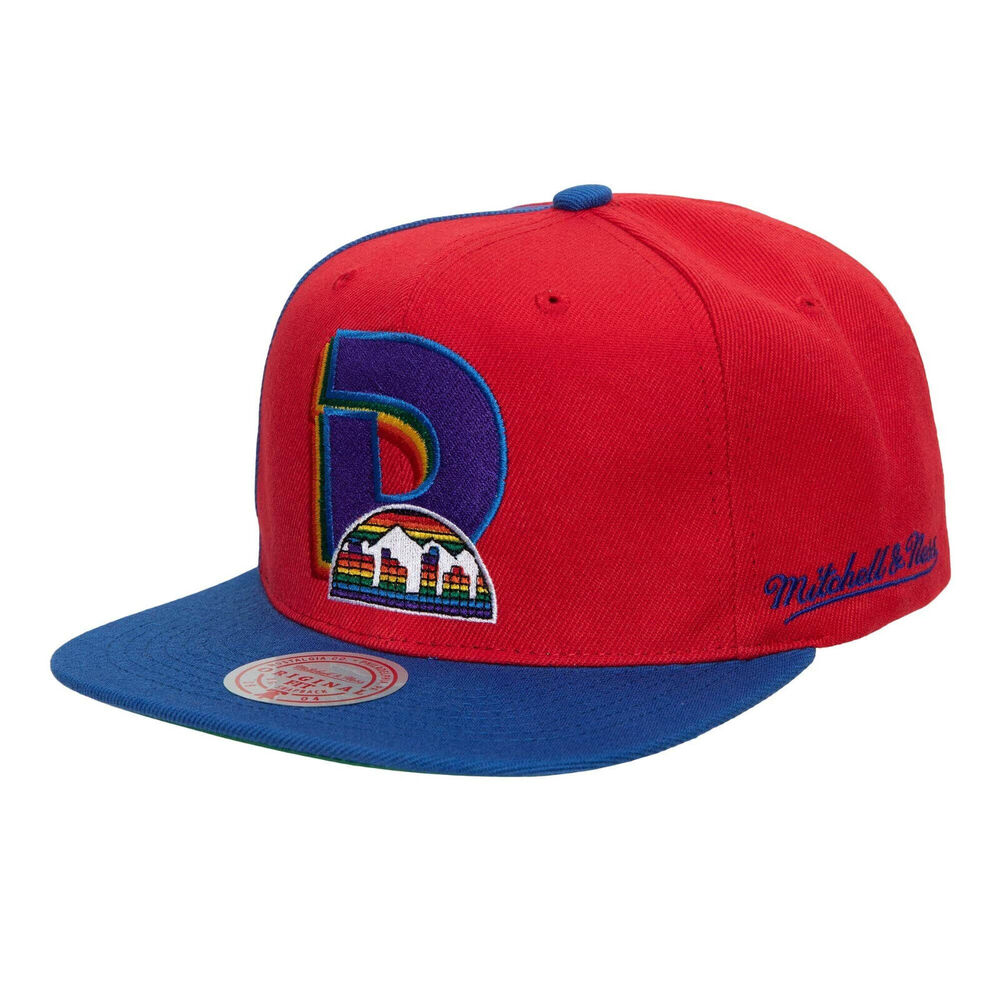 Mitchell & Ness Denver‎ Nuggets NBA Rear Script Deadstock Patch Snapback Hat